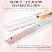 Buy Lily England 2 in 1 Hair Smoothing & Curling Iron - Rose Gold Adjustable Temperature Ceramic Coating - International Shipping Available - Buy Online on GoSupps.com