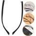 Universal Glasses Replacement Bar - Healeeved 1 Pair Black Glasses Legs & Repair Arms - Premium Accessories for Glass Frames 13.8x0.8cm - Buy Online on GoSupps.com