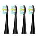 SEAGO SG-982 Series Replacement Brush Heads 4 Pack Electric Toothbrush Replacement Brush Heads Black B027