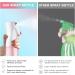 Uraqt 200ml Atomizer Spray Bottle Gradient Pink Green | Perfect for Hair Styling Plants & Cleaning - Buy Online on GoSupps.com