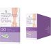 Pretty Smooth 20 Assorted Quick + Easy Wax Strips - Smooth and Effortless Hair Removal - Buy Online on GoSupps.com