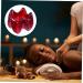 TOVINANNA Massage Tool Set - 2 PCS Deep Tissue Scraper & Body Massage Board for Muscle Relaxation - Flower Shape Resin Red  - Buy Online on GoSupps.com