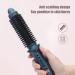 2 in 1 Automatic Curling Iron Brush - Thermostatic Electric Hair Styler for Straight & Curly Hairstyles | Portable Dual-Purpose Green US Plug 110V - Buy Online on GoSupps.com