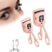 Heated Mini Eyelash Curler LISSAHNE Portable Electric Eyelash Curler with 3 Heating Modes Preheating & Fast Heating Natural Curling for Long Lasting