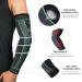 Compression Sleeve for Tendonitis 1 Pair Sports Arm Protection Elbow Support for Men and Women for Tennis Elbow Bodybuilding - Buy Online on GoSupps.com