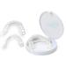 Frenzify 1 pairs cosmetic veneers lightening dentures Temporary prostheses upper and lower false teeth for plug in for men and women bad teeth