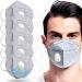 SpellLash Face Masks with Breathing Valve - 5 Pack | Breathable & Lightweight Sports Masks for Men & Women | Anti-Irritant Comfortable Gray Face Masks - Buy Online on GoSupps.com