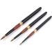 Fuumuui 3pcs Kolinsky Sable Watercolor Brushes with Leather Pouch - Ideal for Watercolor, Gouache, and Ink Painting - Buy Online on GoSupps.com