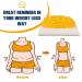 1 lb Human Body Fat Replica with Display Base - Ideal for Weight Loss Motivation & Nutrition Demonstrations - Buy Online on GoSupps.com