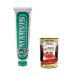 3x Marvis Classic Strong Mint toothpaste 85 ml toothpaste with a taste experience Guarantee for invigorating and long-lasting fresh + Italian Gourmet Polpa 400g