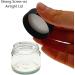 Elegant and Durable 15ml Clear Glass Jars with Airtight Lids - Perfect for Candlemaking Storage DIY Beauty and Gifting - Heat-Resistant Refillable & Stylishly Compact - Set of 10 (Black) - Buy Online on GoSupps.com