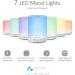 ASAKUKI 300ML Essential Oil Diffuser - Quiet 5-in-1 Premium Humidifier with LED Color Changing Lights - Natural Home Fragrance Aroma Diffuser in White - Buy Online on GoSupps.com