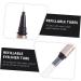 OHPHCALL 20 Pcs Eyeliner Empty Pipe Empty Nail Oil Pen White Eyeliner Red Eyeliner Lash Containers Plastic 1 count (Pack of 1) Goldenx4pcs - Buy Online on GoSupps.com
