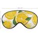 Soft Lemon Fruit Pattern Eye Mask | Adjustable Sleep Mask for Men & Women | Comfortable Eye Cover for Travel & Relaxation - Buy Online on GoSupps.com