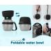 Pecute 350ml Dog Drinking Bottle - Portable Water Bottle with Foldable Bowl for Dogs Silicone Pet Water Bottle for On-the-Go Hydration - Buy Online on GoSupps.com