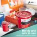 AdirMed 1.5 Quart Sharps Disposal Container - Biohazard Syringe Disposal for Home, Clinic, Office, Barber - Flip-Open Lid - Buy Online on GoSupps.com