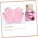 FRCOLOR 4 Pairs Moisturizing Gloves Touch Screen Cotton Gloves Grooming Gloves Hand Spa Cracked Hands Repair Dry Hands Lotion Dry Gloves Polyester Miss Keep Out The Cold - Buy Online on GoSupps.com