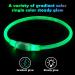 Auauy LED Light Neck Band Dog Collar - USB Rechargeable Adjustable Waterproof Luminous Safety Collar for Dogs & Cats - 5 Color Gradients - Buy Online on GoSupps.com