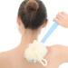 2-IN-1 Bath Body Brush With Long Handle - Shower Sponge Loofah & Bristles Back Scrubber for Exfoliating & Massage - Buy Online on GoSupps.com