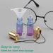 Rowiz 15PCS 5ml Blue-Purple Gradient Color Glass Roll on Bottles UV Protection Empty Sample Vial Essential Oil Glass Bottles with Stainless Steel Roller Balls and Golden Screwcap with Buckle - Buy Online on GoSupps.com