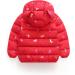 Kid's Winter Hooded Puffer Jacket | Toddler Waterproof & Lightweight Coat | Red | 2-3 Years - Buy Online on GoSupps.com