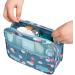 Sechunk Waterproof Travel Toiletry Bag | Hanging Multi-function Cosmetic Makeup Bag for Women (Blue) - Buy Online on GoSupps.com