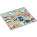 Composite Sponge Microfiber Drying Mat - Cute Animals Design | 18x24 Inch, Foldable & Hangable for Kitchen Draining Rack - Absorbent for Baby Bottles, Coffee Pads - Buy Online on GoSupps.com