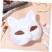 Homsfou 12-Piece White Half Paper Masks - Halloween Animal Tinker Masks for Men - Ideal for Parties & Cosplay - Buy Online on GoSupps.com