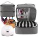Portable Storage Bag for Polish and Lamp Sturdy Handle Double Layer Organizer Black - Buy Online on GoSupps.com