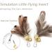 Songway Interactive Cat Toys Set - 8 Insect Replacement Springs & Retractable Fishing Rod for Kittens & Cats - Engaging Bell Toys for Hours of Fun - Buy Online on GoSupps.com