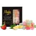 Mughe Gourmet Loukoums Bo te l gante de bonbons d lice turcs - 370g - Halal vegan - Saveurs de fruits : rose fraise citron orange menthe - Cadeaux pour occasions sp ciales f te des p res