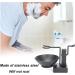 Sonew Shaving Brush Holder & Stand - Zinc Alloy Shaving Brush Set for Men | Beauty Salon & Household Use (Black) - Buy Online on GoSupps.com