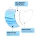 Cherish Mundsprung Medical Masks - EN 14683 Certified Blue One-Way Face Masks (50 Pack) for Optimal Protection - Buy Online on GoSupps.com