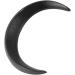 Moon Hairpin Exquisite Small Size Decorative Moon Hair Fork for Daily Travel (Black) - Buy Online on GoSupps.com
