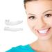 Brigtviee 2 Pairs of False Teeth Veneers Clip-on Teeth Veneers Fake Teeth Top and Bottom Instant Veneer Teeth Natural Dentures Cosmetic Veneers Teeth Whitening Dentures for Bad Teeth