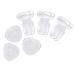 Forefoot Heel Pads Silicone Transparent Thickened Shock Absorption Slip Wear Resistant Waterproof Forefoot Heel Cushion