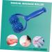 Minkissy Hand Massager & Neck Roller - Deep Tissue Massage Device for Shoulders & Body - 2 Pieces (20x11cm) - Blue - Buy Online on GoSupps.com