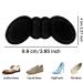 6 Pairs Anti-Slip Heel Pads for Loose Shoes | Comfort Cushions & Inserts for Women - Prevent Heel Pain & Blisters (Black - Buy Online on GoSupps.com