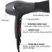 2000W Hair Dryer Hot and Cold Blow Dryer Hair Styling Dryer Adjustable 5 Temperature Files Hair Styling Tool with 2 Nozzle for Home and Salon(US Plug) - Buy Online on GoSupps.com