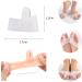 Buy 2 Pairs Silicone Toe Spacers & Metatarsal Cushions for Foot Pain Relief - Gel Toe Separator Pads for Bunion Plantar Fasciitis & Hammer Toe - Beige - Buy Online on GoSupps.com