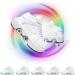 Buy LED 4-Wheel Adjustable Roller Skates - Bright Shoes for Men Women & Kids | White 38 EU - International Shipping Available - Buy Online on GoSupps.com