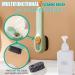 2 in 1 Multifunction Cleaning Brush Cleaning Brush with Soap Dispenser for Shoes Cleaning with Encrypted Soft Hair Ergonomic Non-Slip Handle Press Out Liquid Laundry Brush (D 1PCS) D 1PCS - Buy Online on GoSupps.com