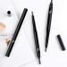 DERCLIVE 2pcs Eyebrow Definer Pencil Waterproof Durable Automaric Liner Professional Brow Kit with Brush in Black - Buy Online on GoSupps.com