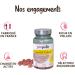 PROPOLIA - Hair & Nails - Fortification & Growth - Dietary supplement - Pollen Brewer's yeast Blueberry - Vitamins B5/B6/B8 & Zinc - Made in France - 90 capsules - 1 month cure - Buy Online on GoSupps.com