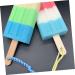 GLEAVI 3pcs Natural Exfoliating Bath Sponge Set - Bath Loofah, Ice Cream Popsicle Cushion, and Body Rubbing Towel - Buy Online on GoSupps.com