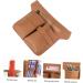 Fomiyes Vintage Leather Tool Set & Apron - Stylish Hairdressing Bag 25x19cm Khaki Storage Pocket - Buy Online on GoSupps.com