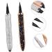 FOYTOKI 4 Pcs Diamond Eyeliner Waterproof Eyeliners Liquid Eye Liner Eyeliner Liquid Pen Silver Black - Buy Online on GoSupps.com