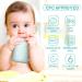 BumbleBee Silicone Baby Training Cup | 6.3oz Light Green Cup with Straw | Recommended for 2-Year-Olds - Buy Online on GoSupps.com