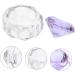 Housoutil Nail Art Crystal Cup To Go Plates with Lids Nail Salon Supply Crystal Nail Art Cup Manicure Dish Bowl Glass Nail Manicure Cup Purple White Crystal Liquid Powder - Buy Online on GoSupps.com