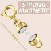 8Pcs Necklace Clasps and Closures Converters - Gold & Silver Plated Jewelry Making Clasp for Bracelet Necklaces Chain - Small Size 5MM - Buy Online on GoSupps.com